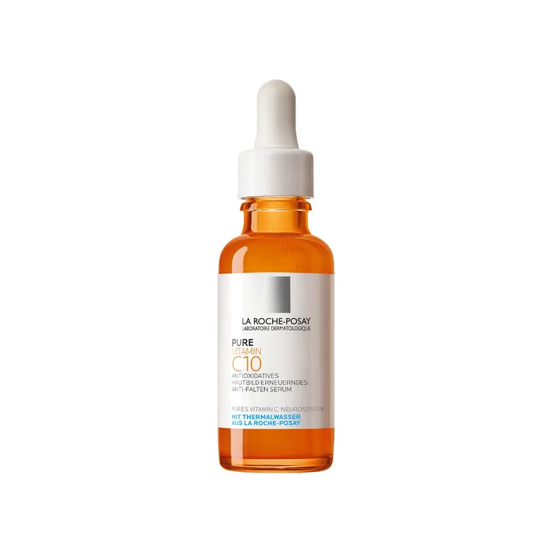 Сироватка-антиоксидант La Roche-Posay (Ля Рош-Позе) Pure Vitamin C10 проти зморшок для відновлення шкіри обличчя 30 мл