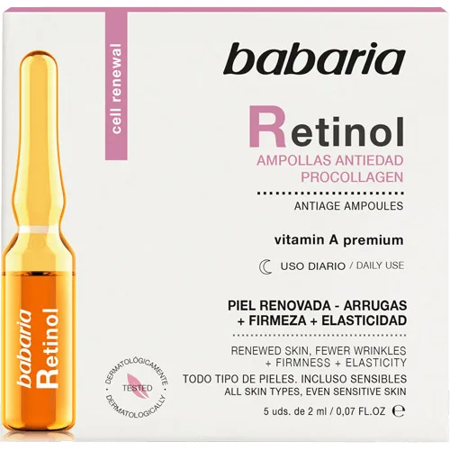 Сироватка Babaria (Бабарія) з ретинолом 5 ампул х 2 мл