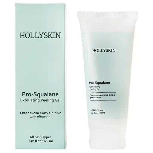 Пілінг-скатка для обличчя Hollyskin Pro-Squalane Exfoliating Peeling Gel, 120 мл