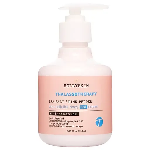 Розігрівальний антицелюлітний крем для тіла Hollyskin Thalassotherapy, 250 мл