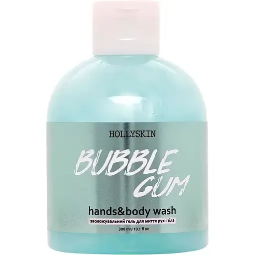Зволожувальний гель для рук і тіла Hollyskin Bubble Gum 300 мл