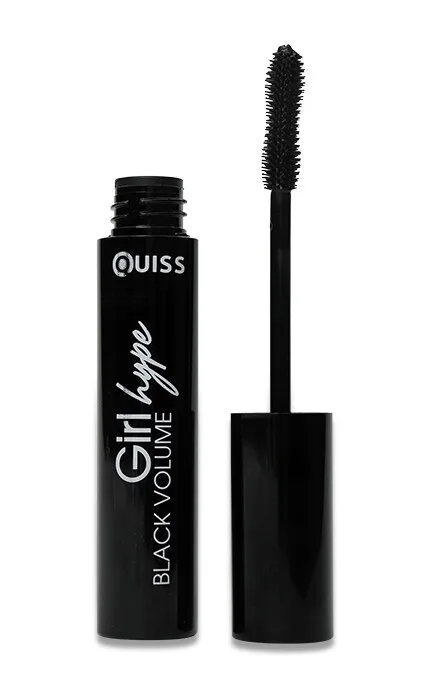 Туш для вій Quiss Girl hype Black volume, тон Чорний, 14 мл