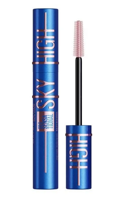 Туш для вій Maybelline New York Lash Sensational Sky High Navy Records подовження та об'єм