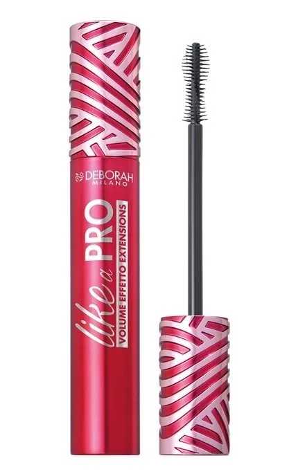 Туш для вій об'ємна Deborah Like A Pro Mascara Чорна 13 мл