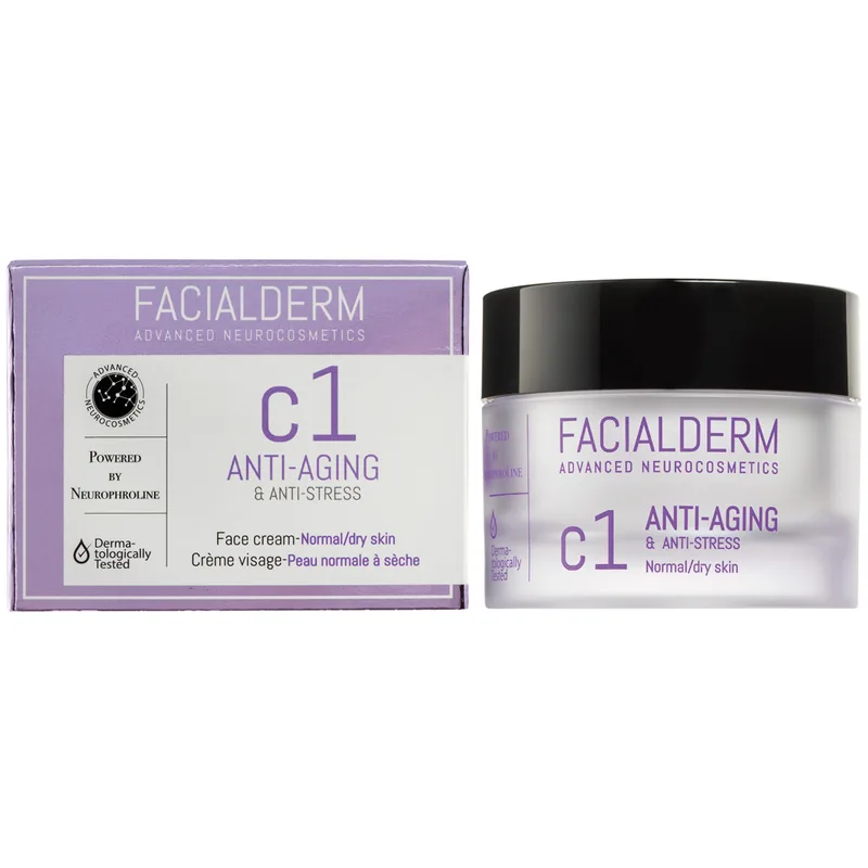 Крем Facialderm антивіковий захист та антистрес 50 мл