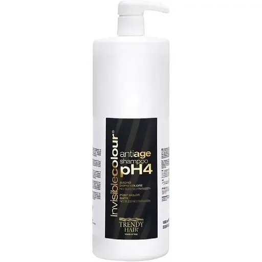 Шампунь Trendy Hair Invisiblecolor Antiage Post Color pH4 для волосся після фарбування 1 л
