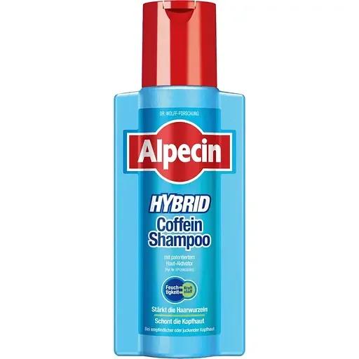 Шампунь з кофеїном Alpecin Hybrid Sensitiv Coffein проти випадіння волосся та свербіння шкіри голови