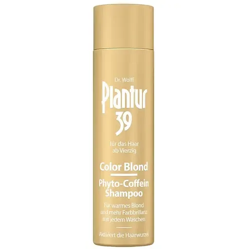 Тонуючий шампунь проти випадання волосся Plantur 39 Color Blond, для білявого та світлого волосся, 250 мл