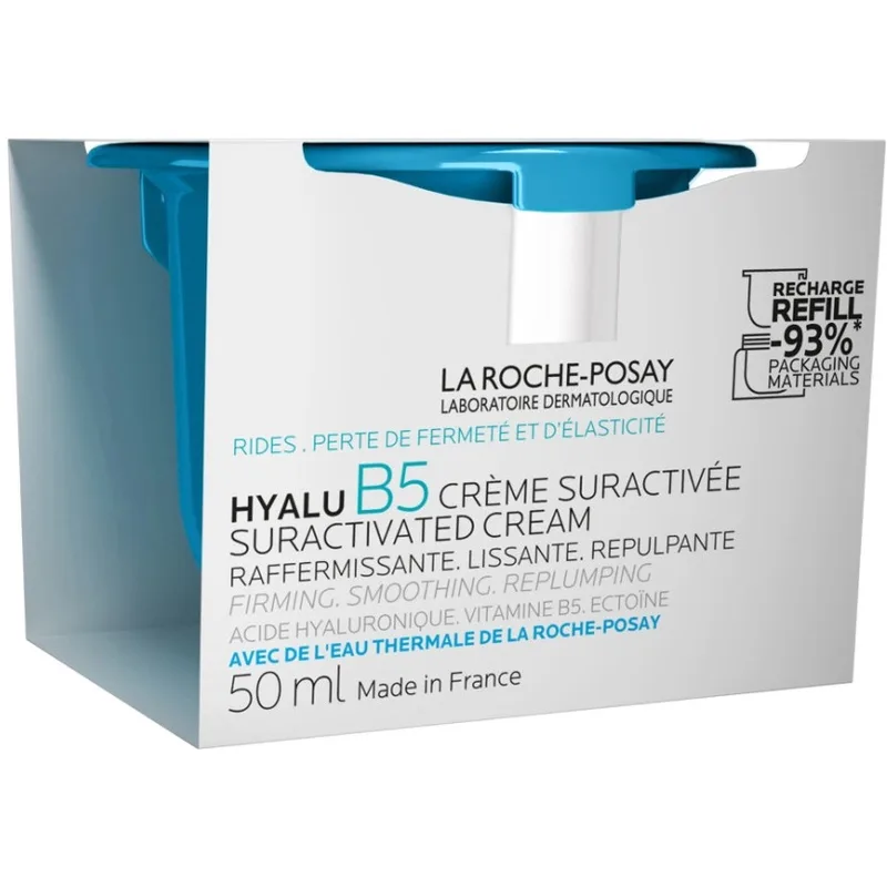 Крем La Roche-Posay (Ля Рош-Позе) Hyalu B5 для корекції зморшок, розгладження та відновлення пружності чутливої ​​шкіри (змінний блок) 50 мл