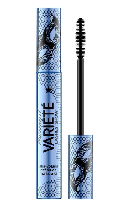 Туш для вій водостійка об'ємна Variete Lashes Show Black 10 мл