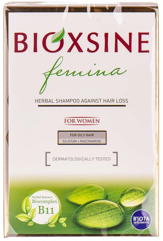 Bioxsine (Біоксин) Феміна шампунь проти випадіння для жирного волосся 300 мл