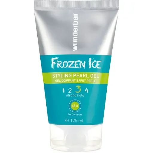 Гель для волосся Wunderbar Frosen Ice Styling Pearl Gel, для сильної фіксації з перламутровим блиском, 125 мл