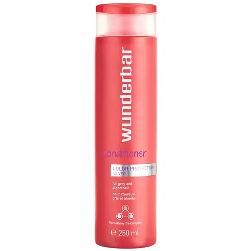 Кондиціонер для захисту кольору Wunderbar Color Protection Silver, для пофарбованого сивого волосся, 250 мл