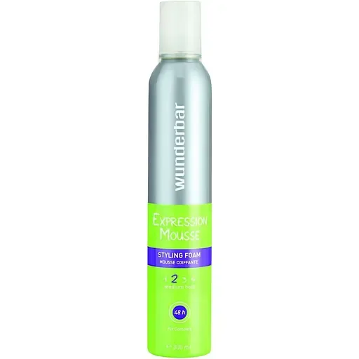 Мус для волосся Wunderbar Expression Mousse, середня фіксація, 300 мл