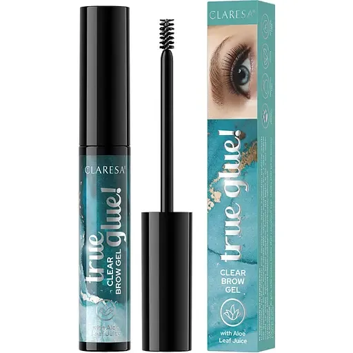 Гель для брів Claresa True Glue! для стійкого стайлінгу прозорий 8 г