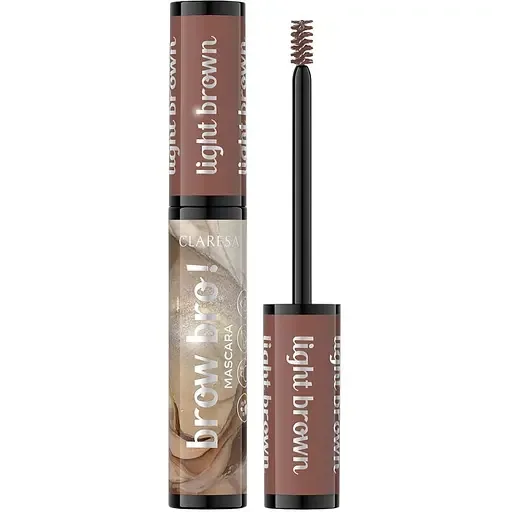Туш для брів Claresa Brow Bro! Light Brown тон 01, 8 г