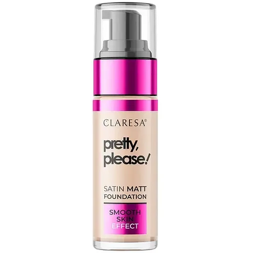 Тональна основа Claresa Pretty, Please! Satin Matt Foundation відтінок 04 (Medium) 33 г