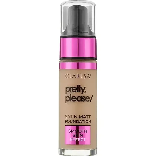 Тональна основа Claresa Pretty, Please! Satin Matt Foundation відтінок 06 (Tan) 33 г