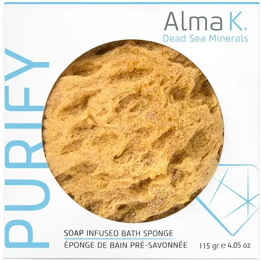 Мочалка для душу з милом Alma K Soap Infused Bath Sponge, 115 г (107168)