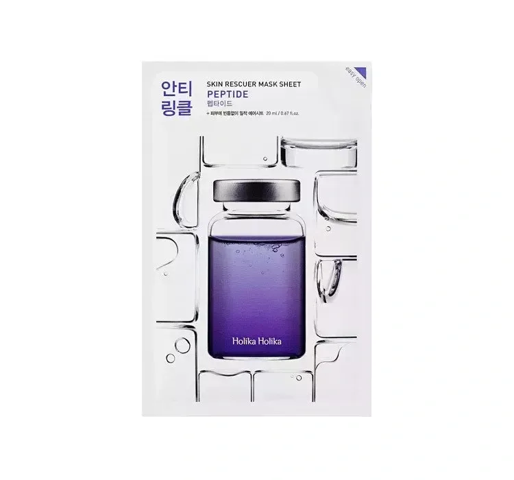 Тканинна маска для обличчя, з пептидами Holika Holika Skin Rescuer Mask Sheet Peptide