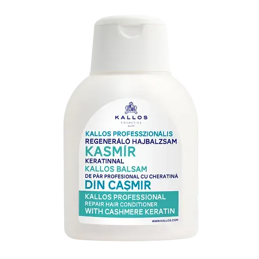 Кондиціонер для волосся Kallos Profesional Repair Hair Conditioner With Cashmere Keratin для професійного відновлення