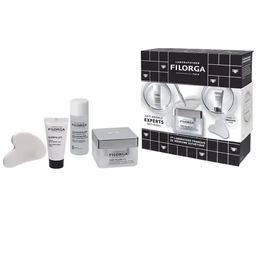 Набір Filorga Крем для обличчя Time-filler 5ХР 50 мл + Міцелярний лосьйон Solution Micellaire 50 мл + Нічний крем Sleep & lift 15 мл