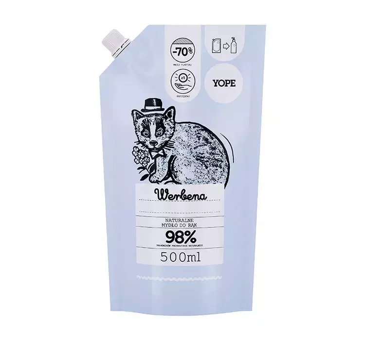 YOPE НАТУРАЛЬНЕ РІДКЕ МИЛО ВЕРБЕНА REFILL 500ML