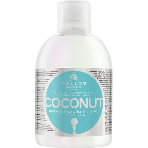 Шампунь для волосся Kallos Cosmetics KJMN Coconut зміцнюючий з кокосовим маслом, 1 л