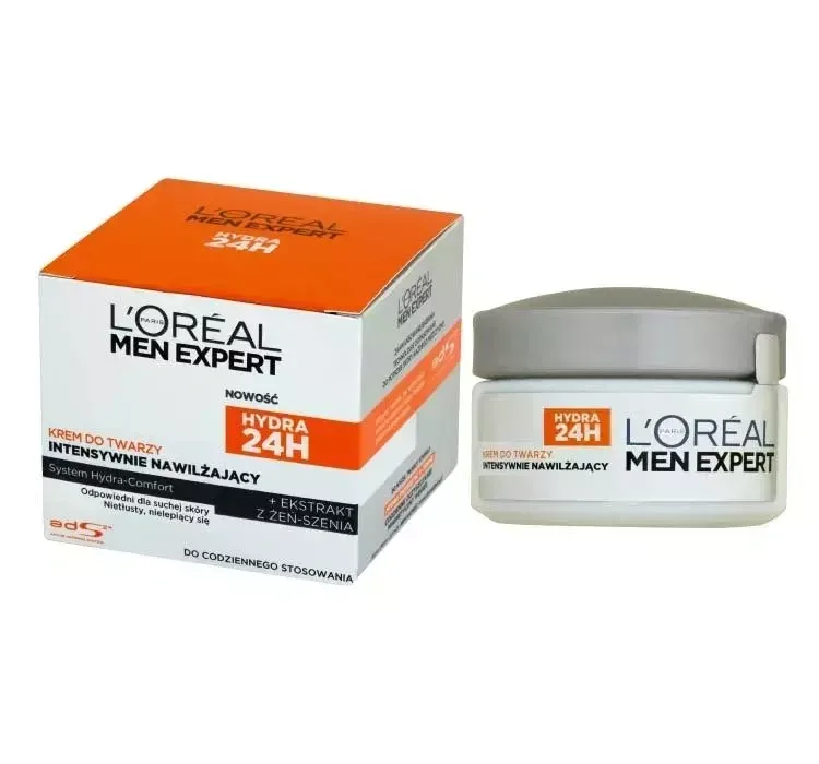 LOREAL MEN EXPERT 24H ІНТЕНСИВНО ЗВОЛОЖУВАЛЬНИЙ КРЕМ 50МЛ
