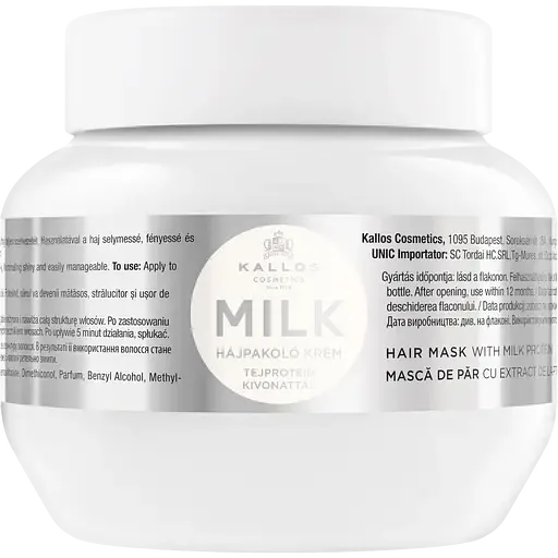 Маска для волосся Kallos Cosmetics Milk зволожуюча з протеїнами молока