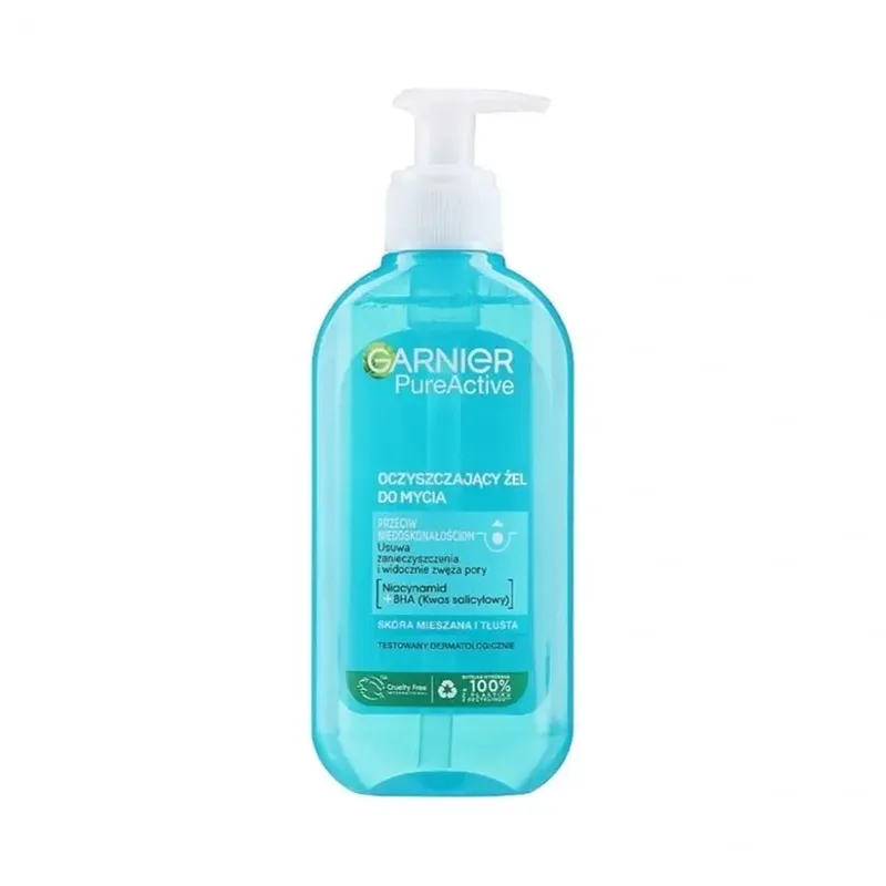 GARNIER ЧИСТА ШКІРА ГЕЛЬ ДЛЯ ЗВУЖЕННЯ ПОР ОЧИЩЕННЯ