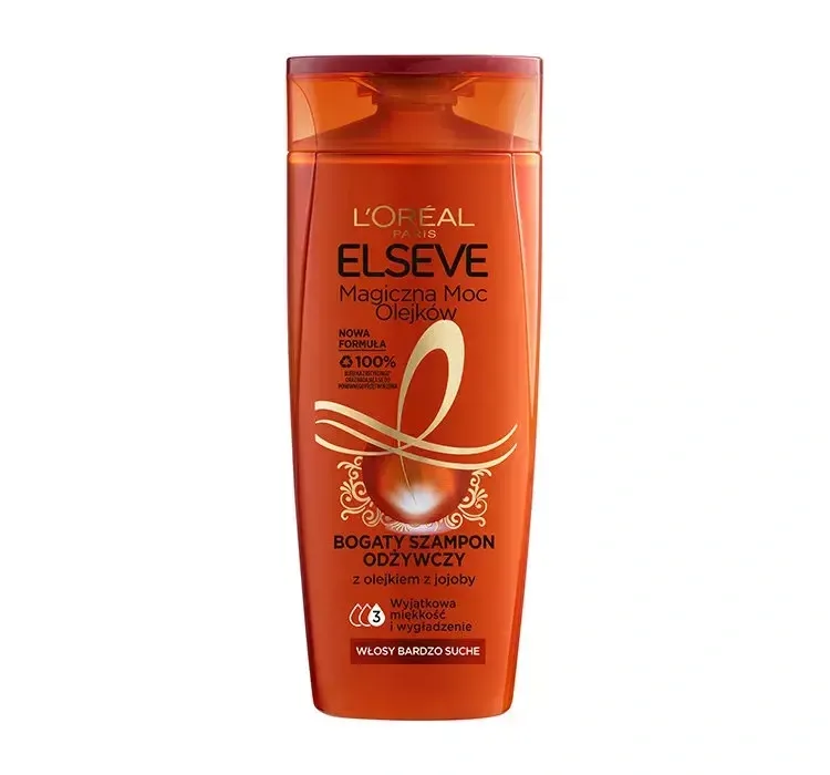 LOREAL ELSEVE СИЛА ОЛІЙОК БАГАТИЙ ВІДНОВЛЮВАЛЬНИЙ ШАМПУНЬ