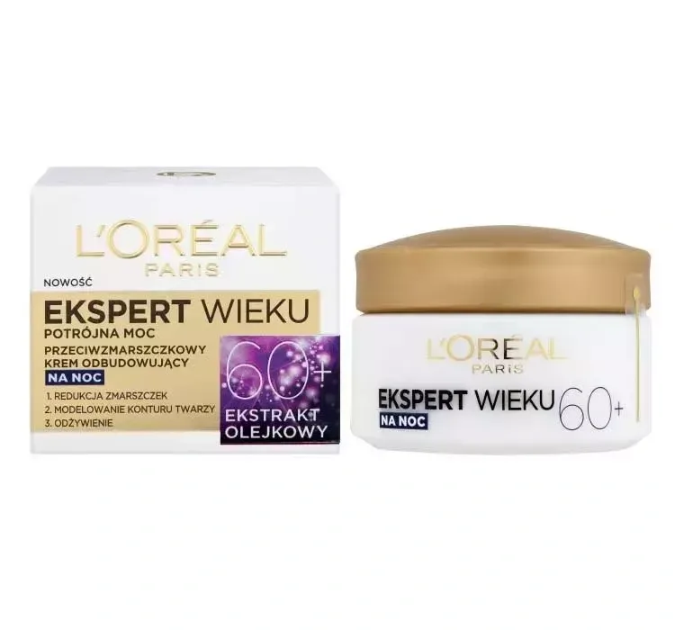 LOREAL ЕКСПЕРТ ВІКУ ВІДНОВЛЮВАЛЬНИЙ НІЧНИЙ КРЕМ 60+