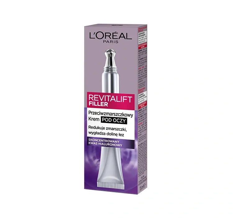 LOREAL REVITALIFT FILLER HA КРЕМ ПІД ОЧІ ВИГЛАДЖУВАННЯ