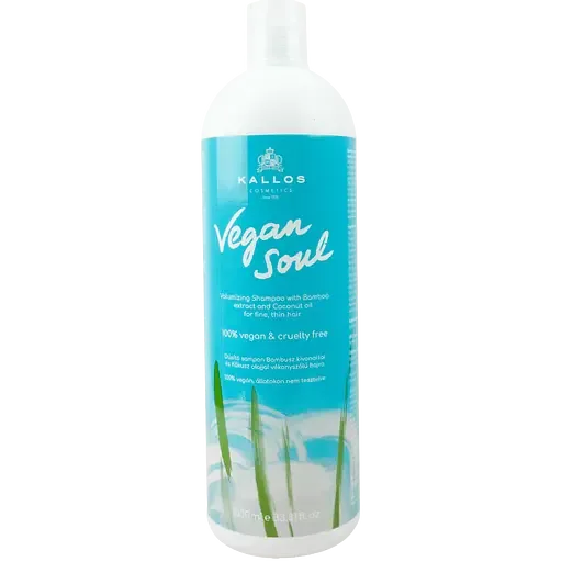 Шампунь для волосся Kallos Cosmetics Vegan Об'єм, 1 л