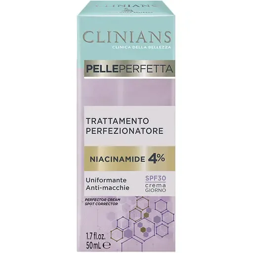 Денний крем для обличчя Clinians Pelleperfetta проти пігментних плям SPF 30, 50 мл