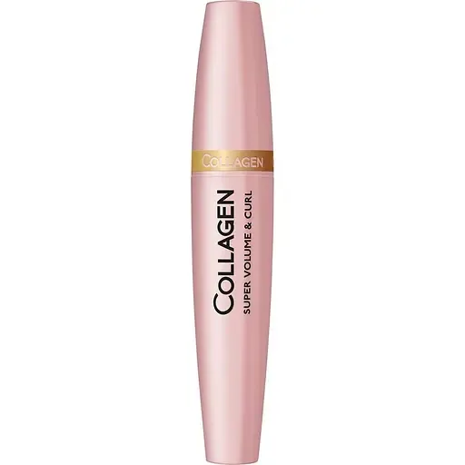 Туш для вій Dermacol Collagen Супероб'єм, чорний, 12 мл