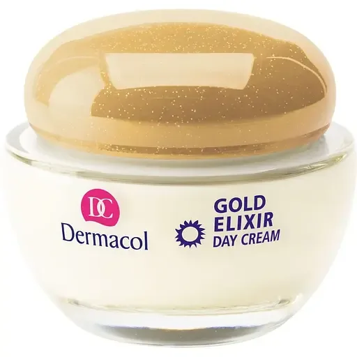 Крем денний омолоджуючий Dermacol Gold Elixir Rejuvenating Caviar Day Cream SPF 10, 50 мл