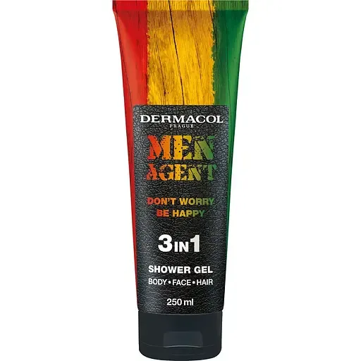 Гель для душу 3в1 Dermacol Men Agent Don't worry be happy, 250 мл