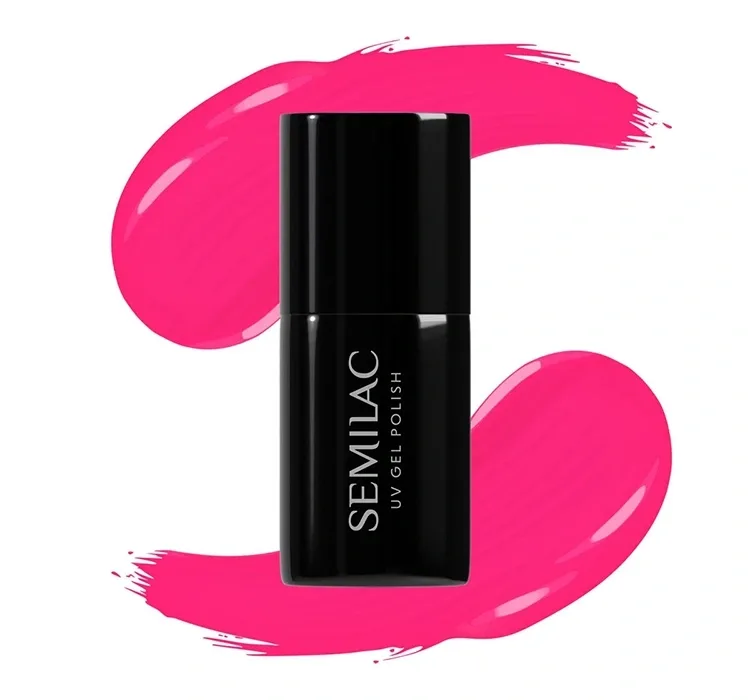 SEMILAC ГІБРИДНИЙ ЛАК УФ MARGARET NEON PINK 517