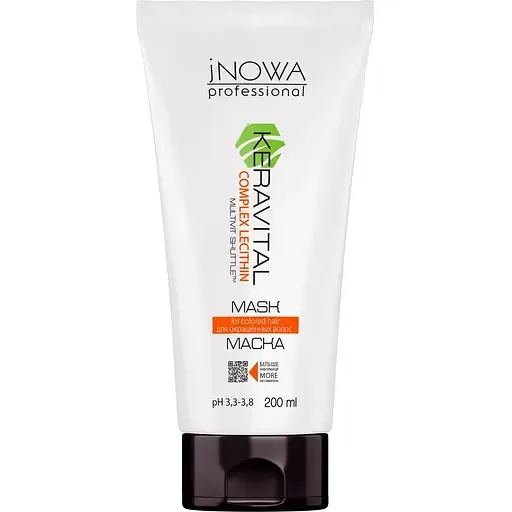 Маска jNOWA Professional Home Care Keravital для фарбованого волосся, 200 мл
