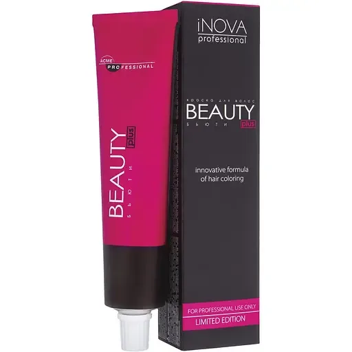 Професійна тонувальна фарба-ламінація для волосся jNOWA Professional Toning Beauty Plus, відтінок
