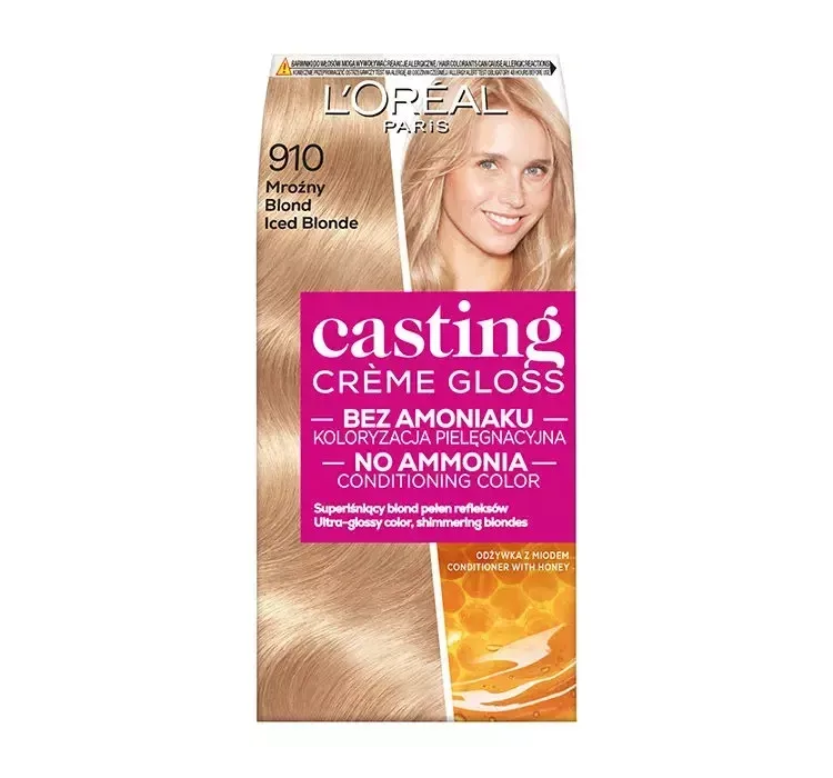 LOREAL CASTING CREME GLOSS 910 ЦУКЕРКОВИЙ БЛОНД