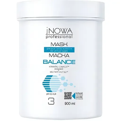 Маска jNOWA Professional Salon Care Balance, 900 мл