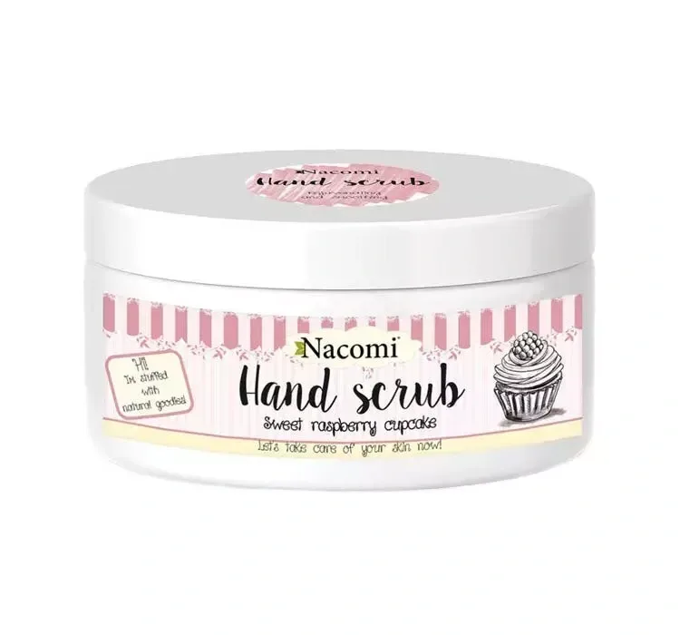 NACOMI HAND SCRUB ЦУКРОВИЙ СКРАБ ДЛЯ РУК МАЛИНОВИЙ