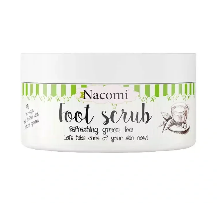NACOMI FOOT SCRUB ЦУКРОВИЙ СКРАБ ДЛЯ НІГ ЧАЙ