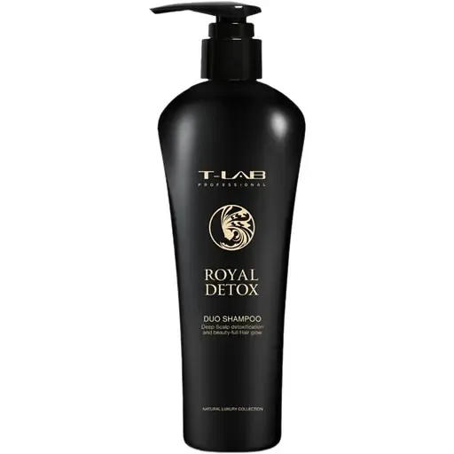 Шампунь T-LAB Professional Royal Detox Duo для королівської гладкості волосся та абсолютної детоксикації 300 мл