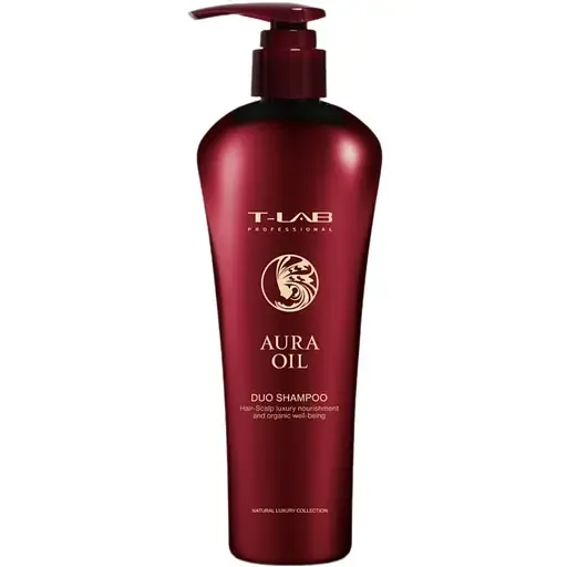Шампунь T-LAB Professional Aura Oil Duo для розкішної м`якості та натуральної краси волосся 300 мл