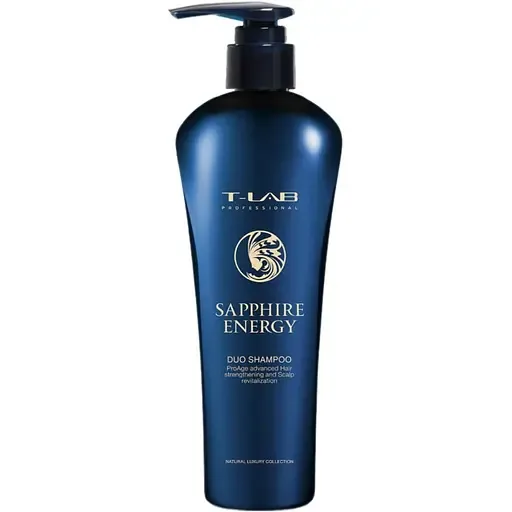Шампунь T-LAB Professional Sapphire Energy Duo для сили волосся та анти-ейдж ефекту 300 мл