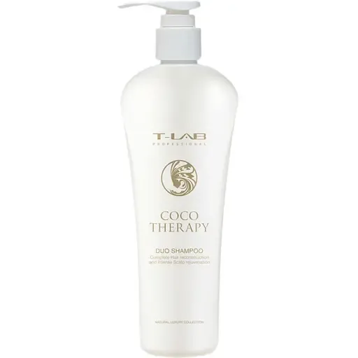 Шампунь T-LAB Professional Coco Therapy Duo для бездоганного відновлення та віталізації волосся 300 мл